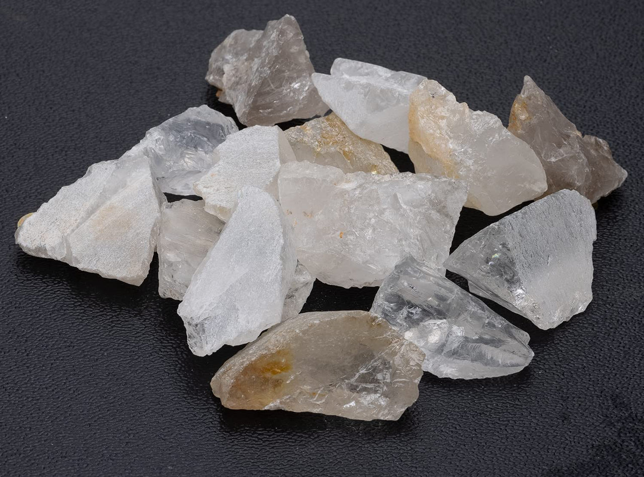 Rough Clear Quartz Crystal Stones 1 lb Bulk - Buy 1 Get 1 Free - CODE: FREE at checkout with 2 in cart.