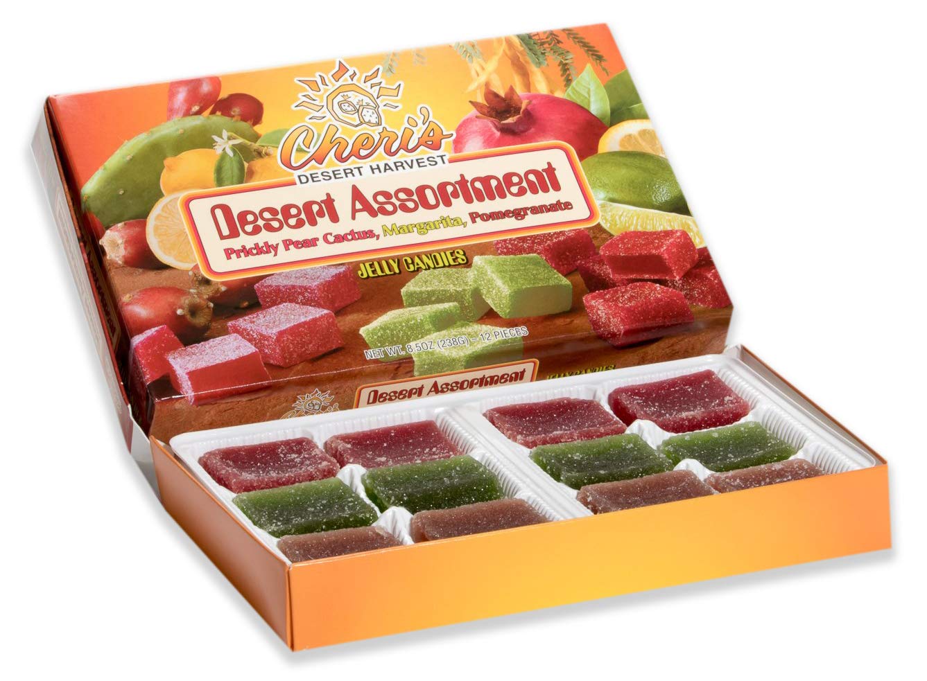 Jellied Candy Assorted Flavors - Prickly Pear Cactus - Margarita