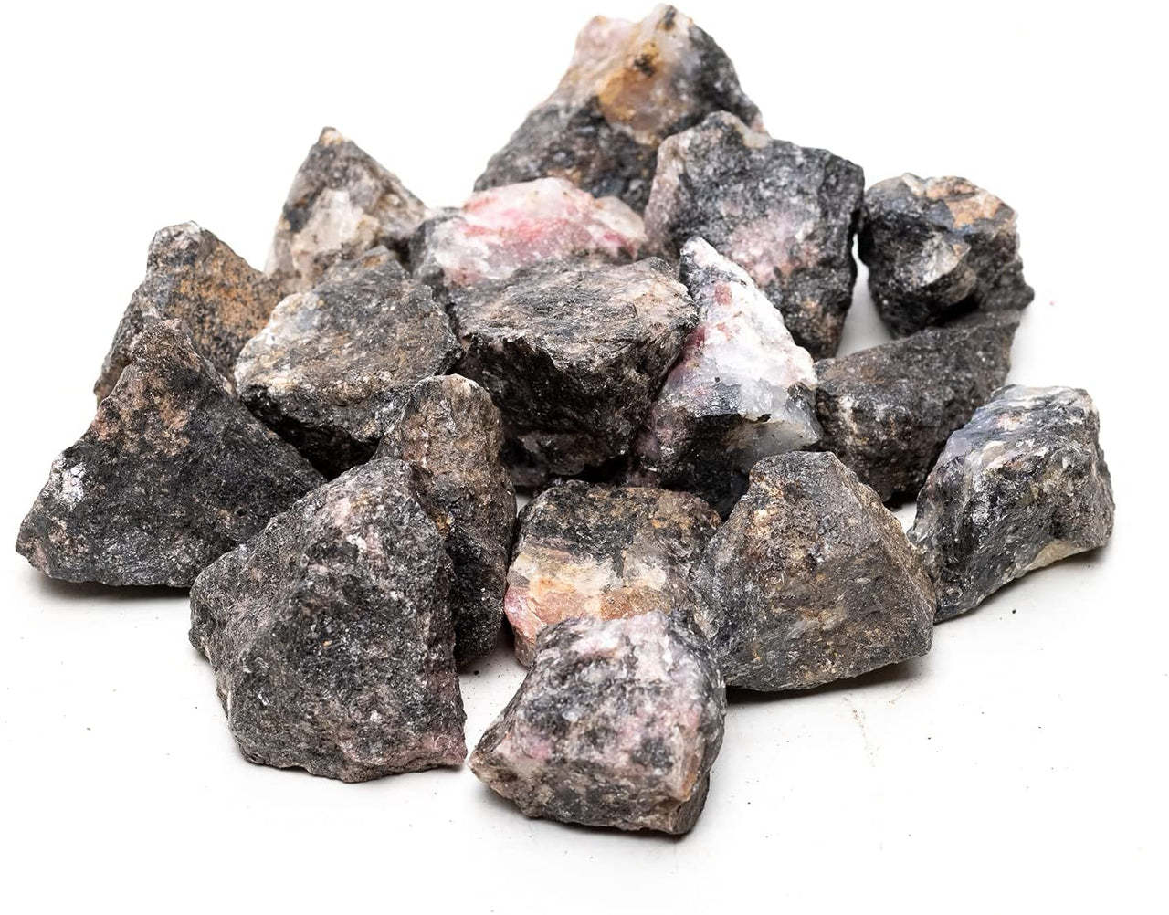 Rough Rhodonite Crystal Stones 1 lb Bulk