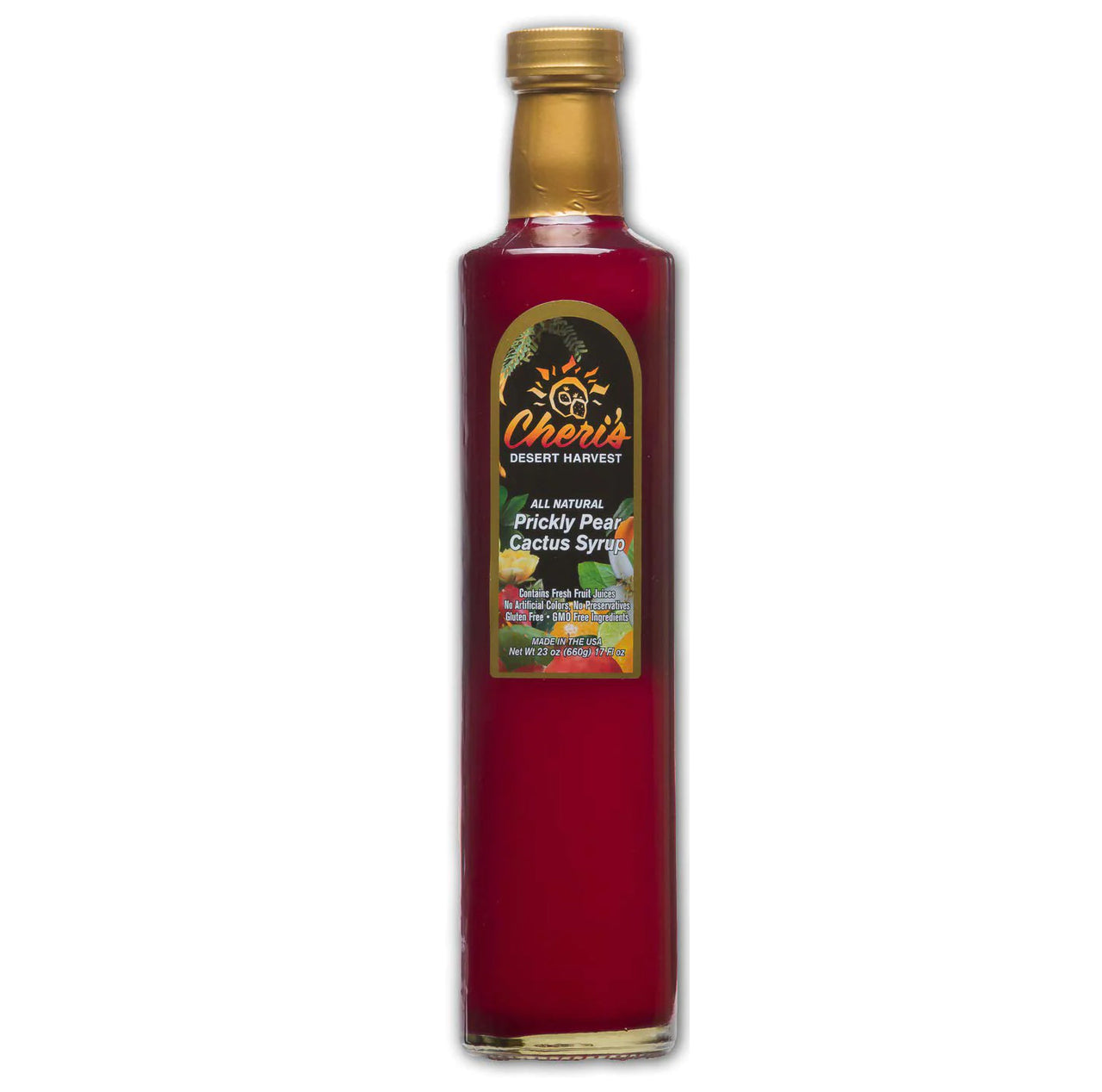 Single Prickly Pear Syrup - 23 oz Bottle