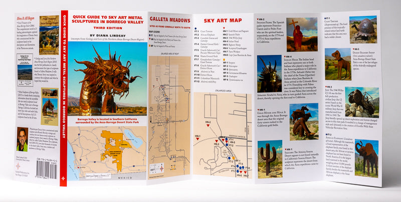 Sky Art Metal Sculptures Pocket Guide and Map