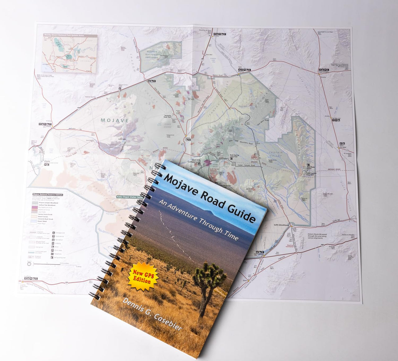 Mojave Road Guide Book and Map of Mojave National Preserve