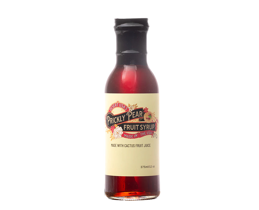 DesertUSA’s Prickly Pear Fruit Syrup for Margaritas and Cocktails, Drinks, and Desserts – Made From Natural Prickly Pear Juice