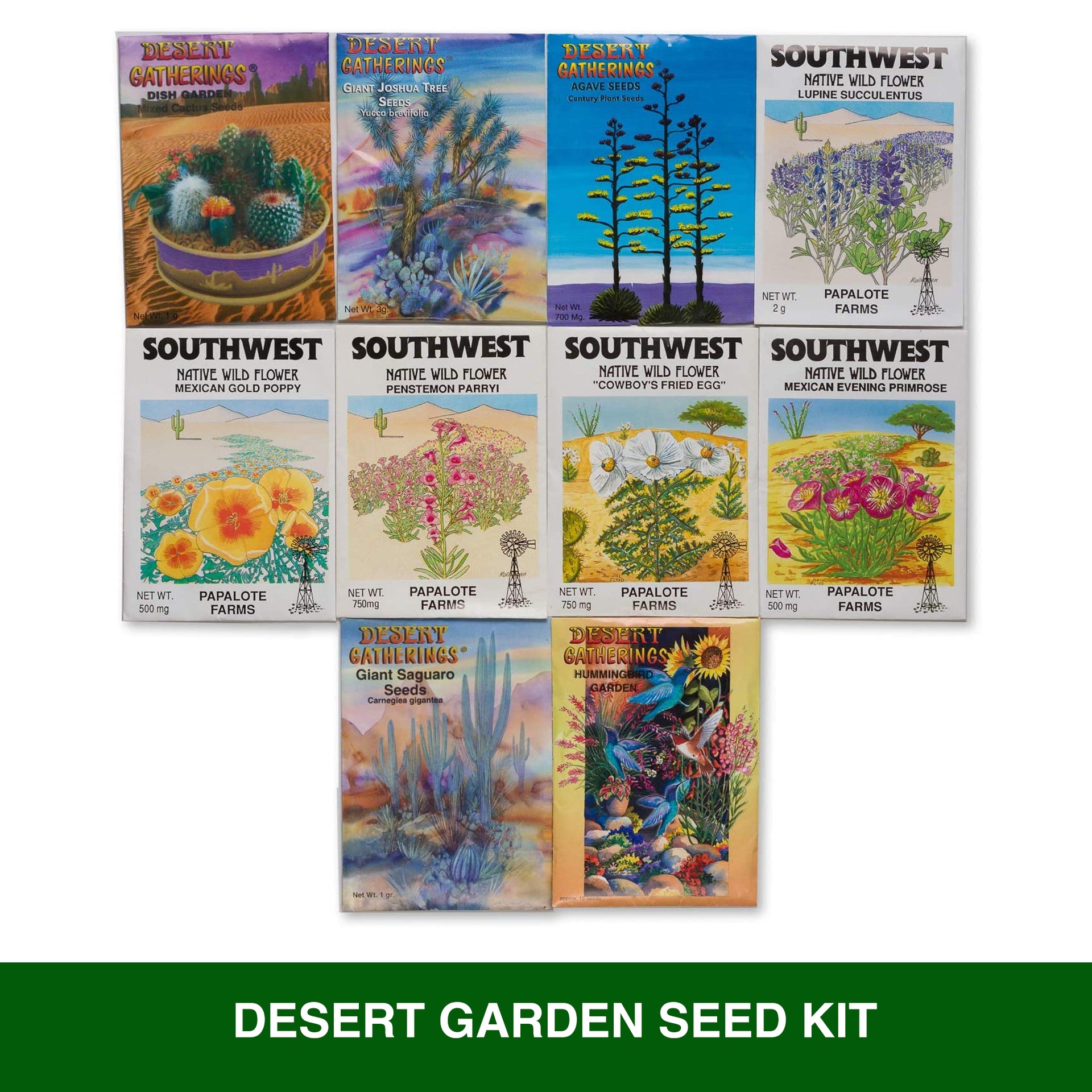 desert flower seeds Desert Garden Seed Kit
