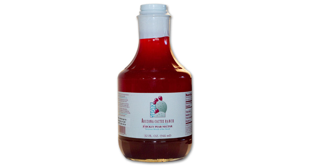 Prickly Pear Nectar 12 oz and 32oz – Natural Cactus Juice Beverage