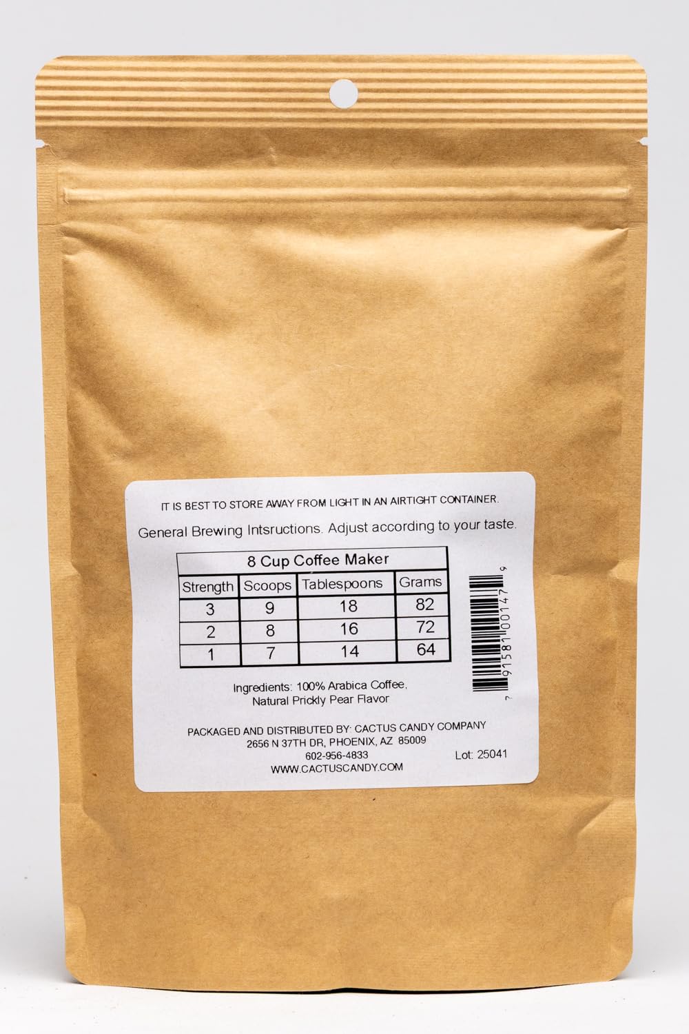 Southwestern flavored Arabica coffee