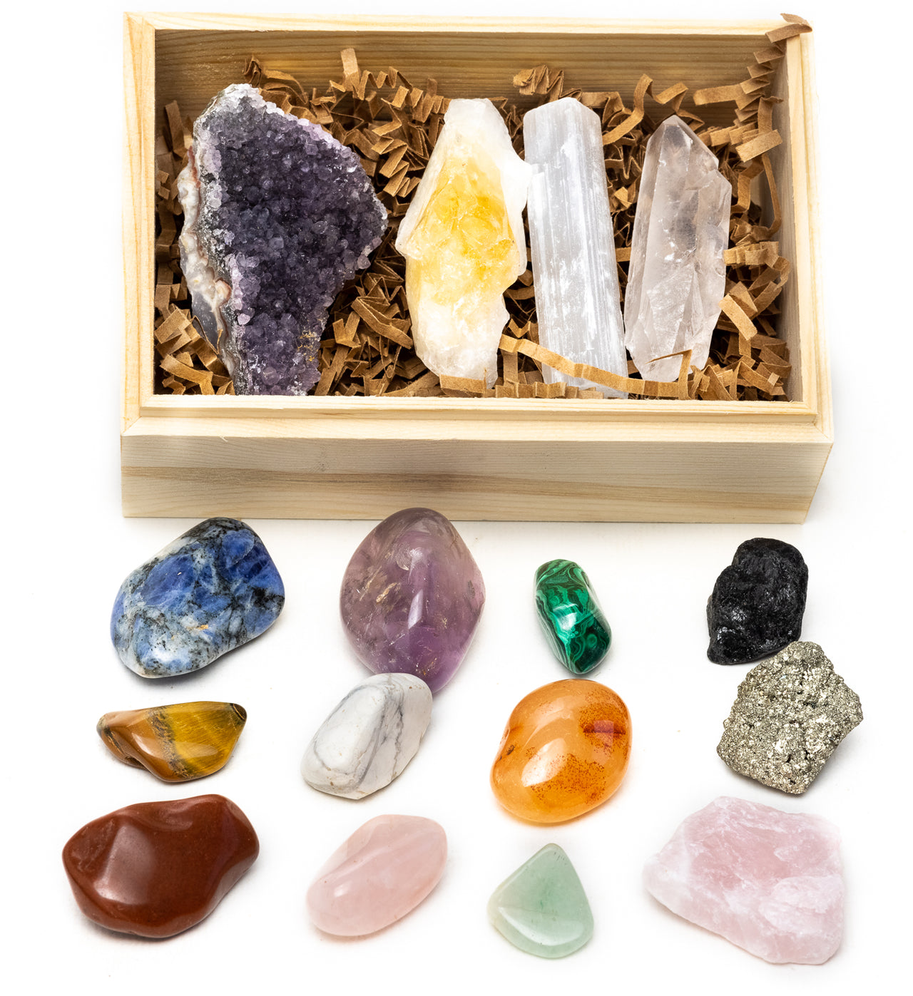 Crystals For Your Home Starter Kit - 16 pieces