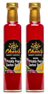 Cheri's Desert Harvest Prickly Pear Syrup - 12 oz Bottle - Free Shipping in the USA