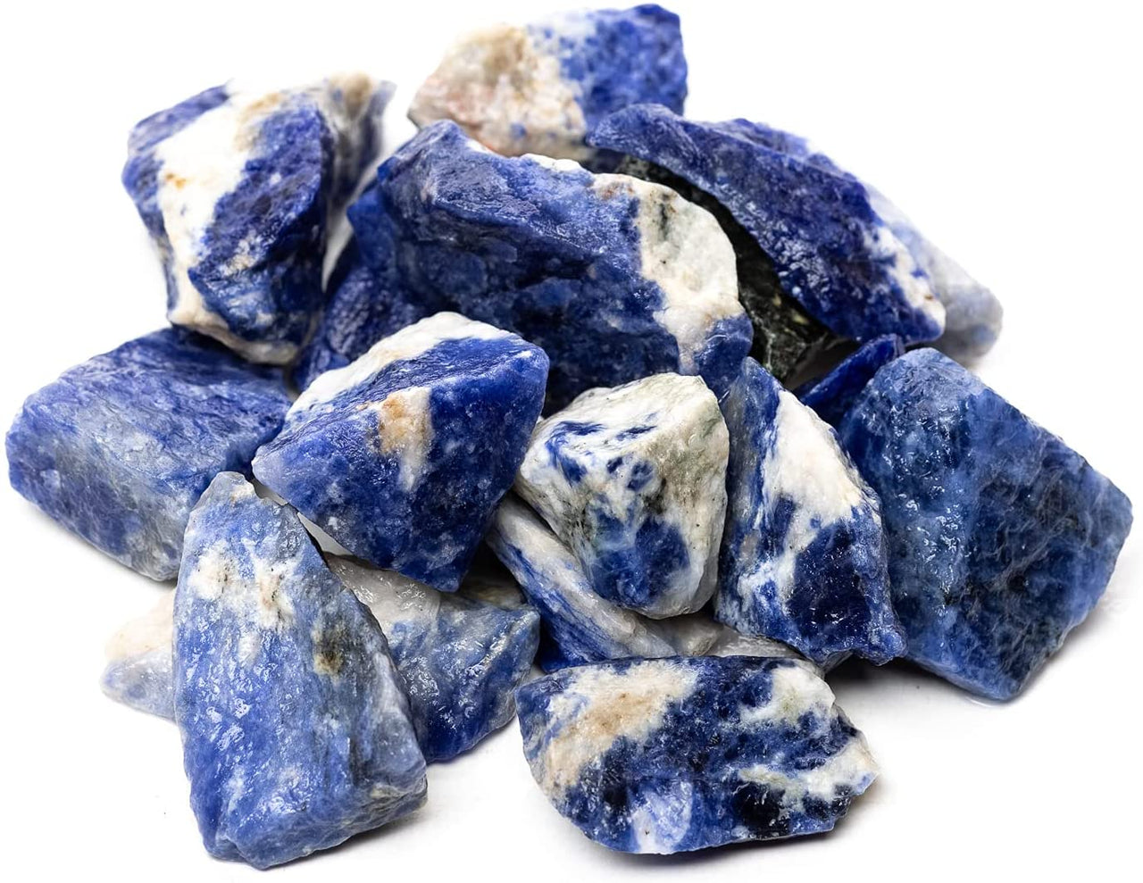 Rough Sodalite Crystal Stones 1lb Bulk