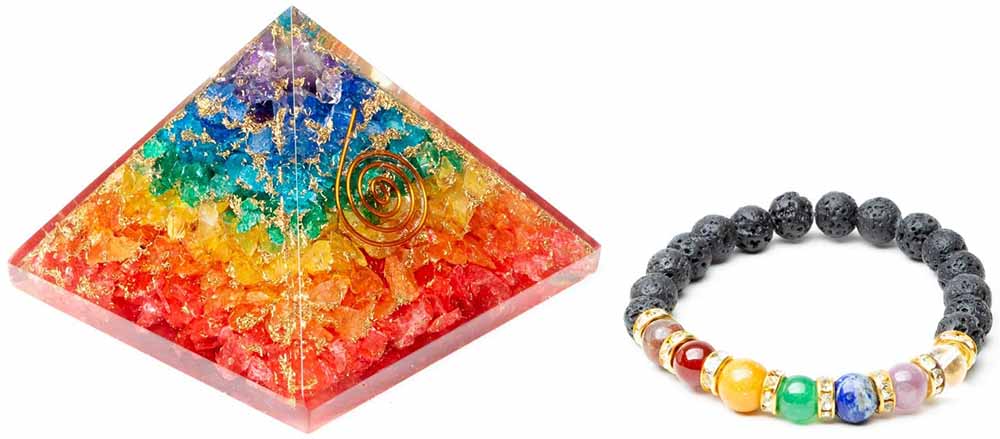 Orgone Crystal Stone Pyramid for EMF Protection