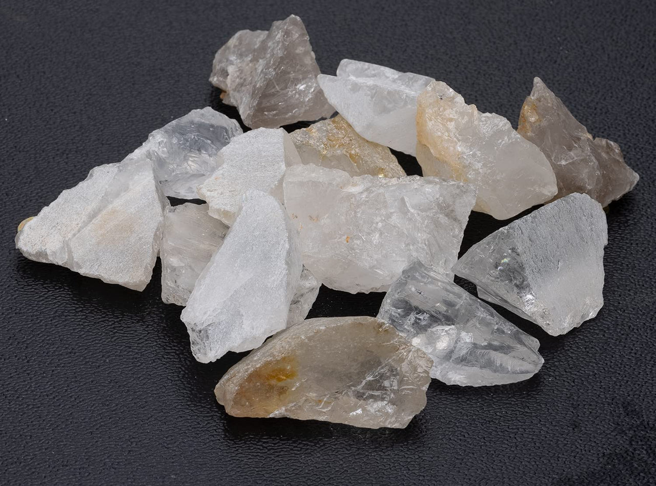 Rough Clear Quartz Crystal Stones 1 lb Bulk
