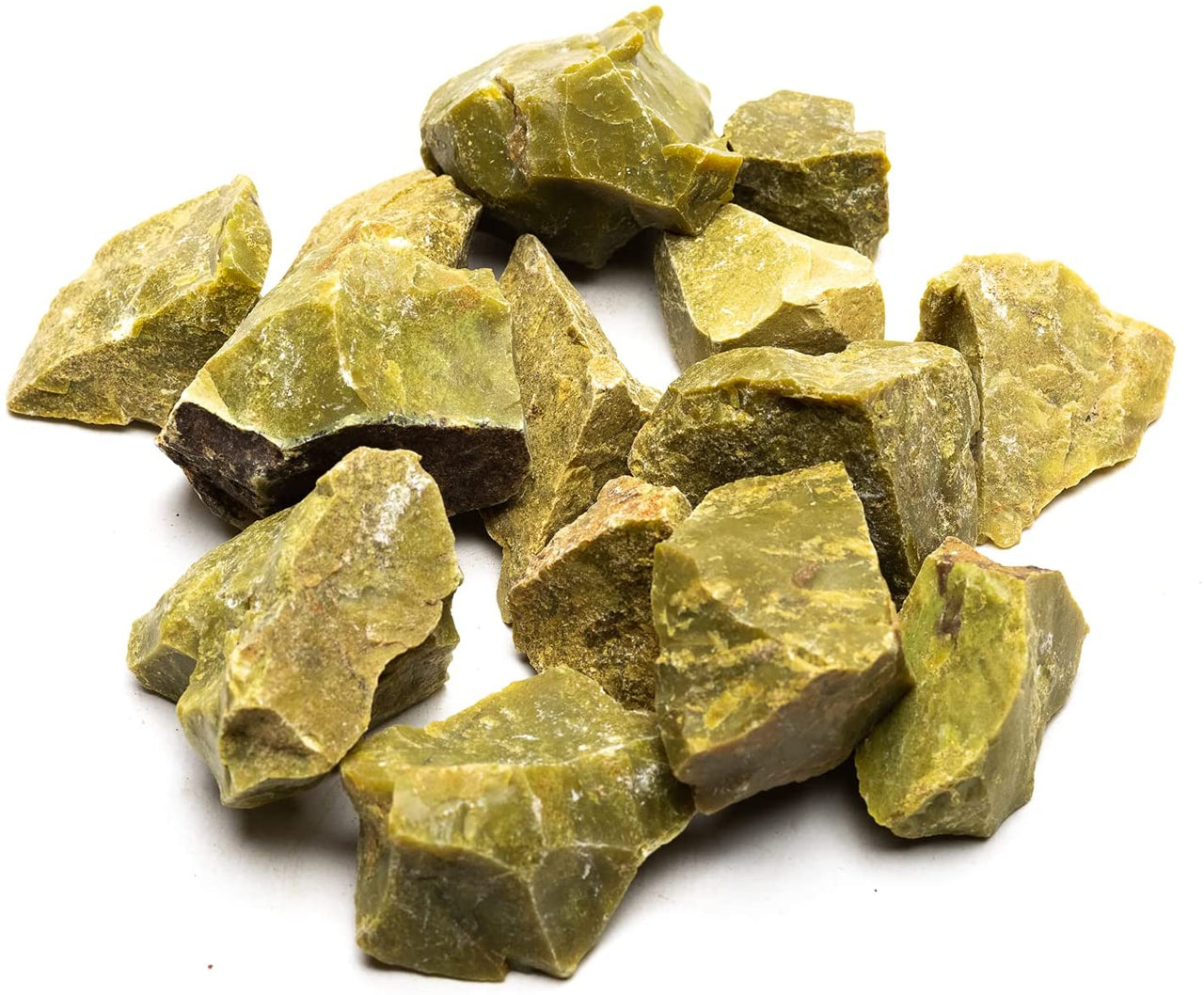 Rough Green Opal 1 lb Bulk Crystal Stones