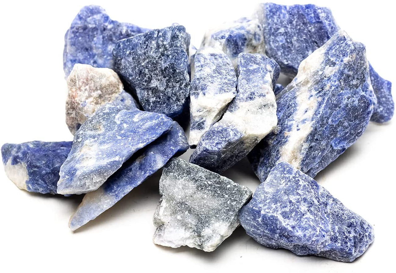 Rough Sodalite Crystal Stones 1lb Bulk