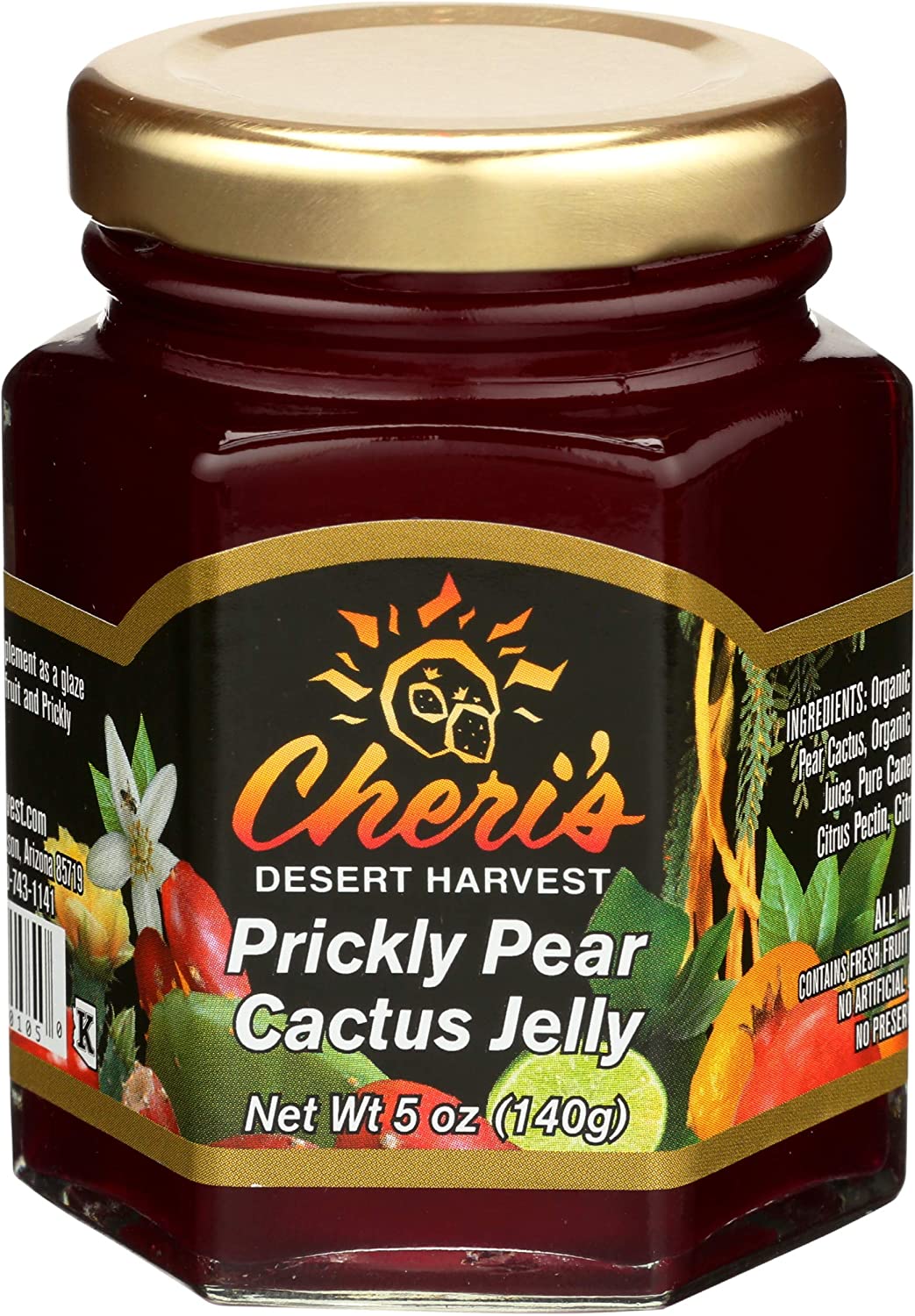 Prickly Pear Jelly 5 Ounce - Cheri's Desert Harvest