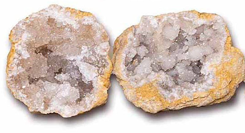 DesertUSA 10 Break Your Own Geodes, Large 2.5 - 4.5” from Morocco, Open to Reveal Amazing Crystals, Exciting Home Science Project for Kids, Fun for All Ages! …