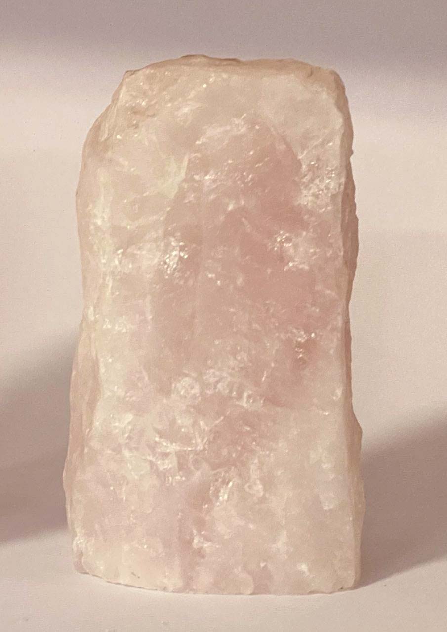 Rose Quartz - Large with Cut Base